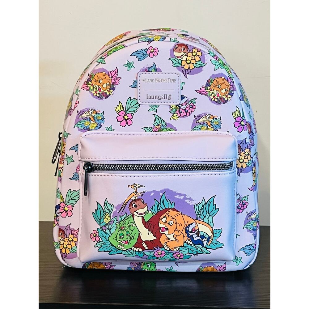 Loungefly The Land Before Time Dinosaurs Floral Mini Backpack